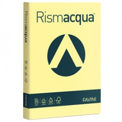 Carta RISMACQUA 200gr A4 125fg giallo chiaro 07 FAVINI