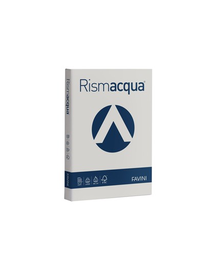 Carta RISMACQUA 200gr A4 125fg ghiaccio 12 FAVINI