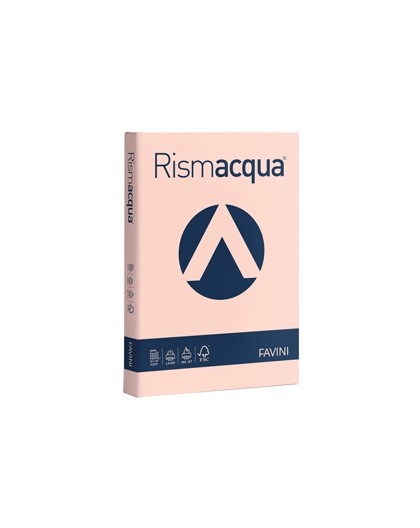 Carta RISMACQUA 200gr A4 125fg salmone 05 FAVINI