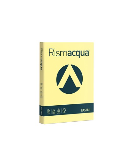 Carta RISMACQUA 200gr A3 125fg giallo chiaro 07 FAVINI