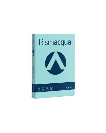 Carta RISMACQUA 200gr A3 125fg celeste 08 FAVINI