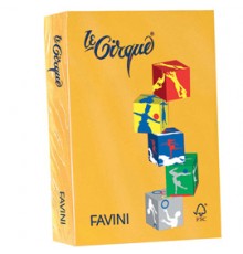 Carta LECIRQUE A4 80gr 500fg giallo oro 201 FAVINI