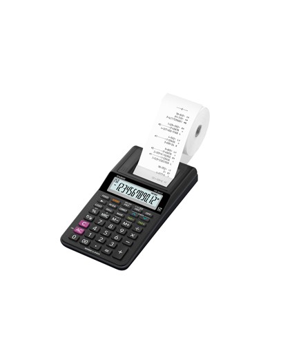 CALCOLATRICE SCRIVENTE 12 CIFRE HR-8RCE NERO CASIO