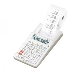 CALCOLATRICE SCRIVENTE 12 CIFRE HR-8RCE BIANCO CASIO