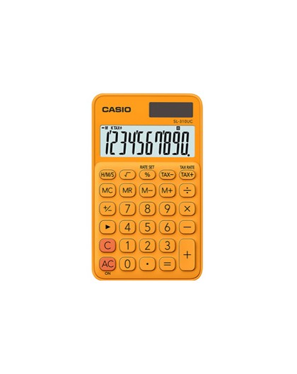 Calcolatrice tascabile SL-310UC arancio CASIO