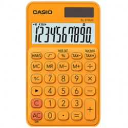 Calcolatrice tascabile SL-310UC arancio CASIO