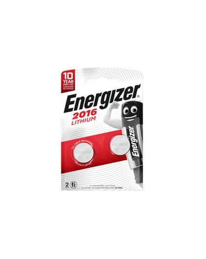 Blister 2 pile CR2016 Lithium - Energizer Specialistiche