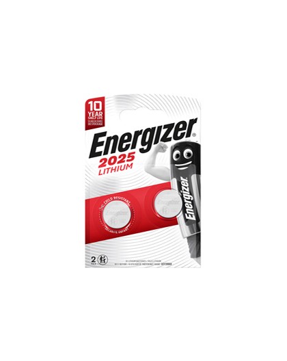 Blister 2 pile CR2025 Lithium - Energizer Specialistiche