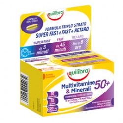 Integrator MultivitamineMinerali 50+ Compresse TriploStrato 30x1,4gr Equilibra